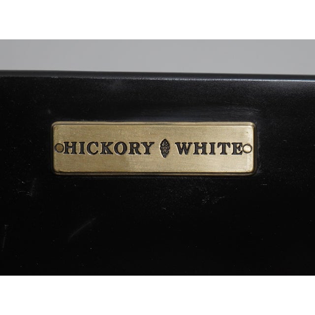 1990s Hickory White Co Regency Style Black & Gold Sideboard For Sale - Image 18 of 18