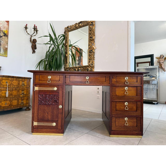 Art Nouveau Desk, 1890s For Sale - Image 5 of 18