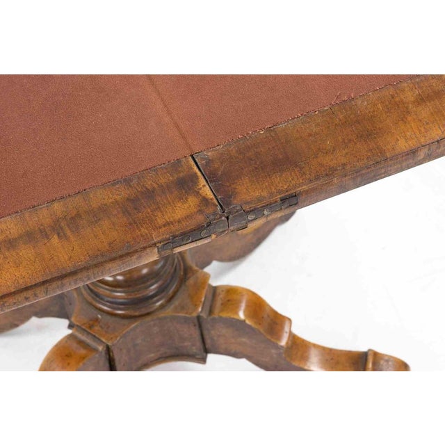 Vintage Italian Wood Game Table, 1950s For Sale - Image 10 of 13