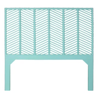 Liam Headboard Queen - Turquoise For Sale