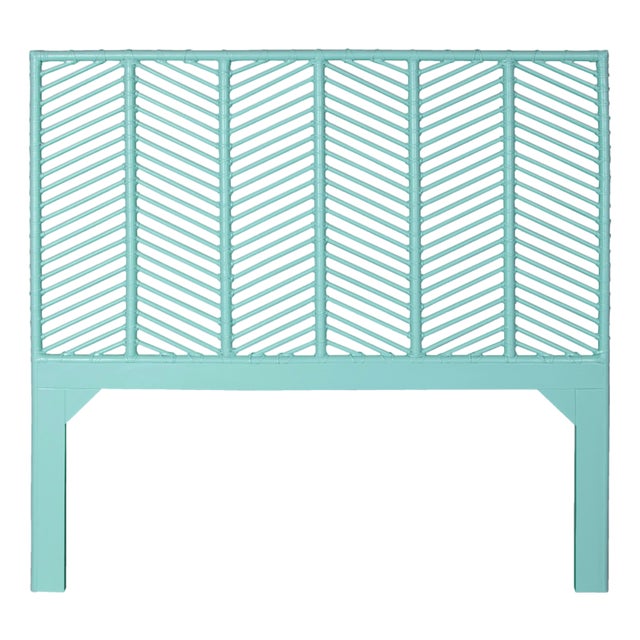 Liam Headboard Queen - Turquoise For Sale