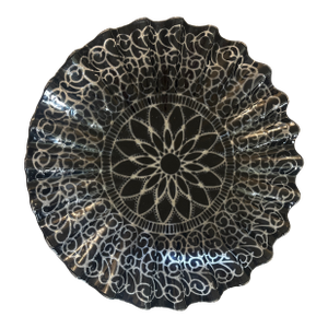 1960s Signed Sydenstricker 12” Glass Platter