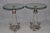 This is a gorgeous set of bronze and glass top gueridons or end tables. They have a light visual impact and a gorgeous...