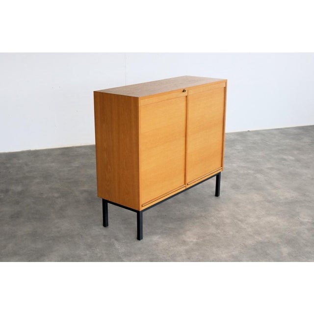 Mid-Century Modern Vintage Roller Shutter Filing Cabinet, Sweden, 1960s For Sale - Image 3 of 7