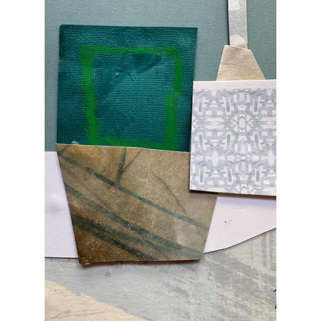 2020s "Pop Music 12" Original Mixed-Media Collage on Paper by Zac Woodiel For Sale - Image 5 of 9