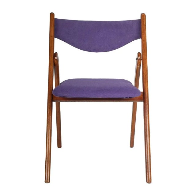 Brown Coronet Foldable Chair by Norquist, 1960s For Sale - Image 8 of 10