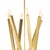 Regina Andrew Viper Chandelier in Natural Brass For Sale - Image 4 of 7
