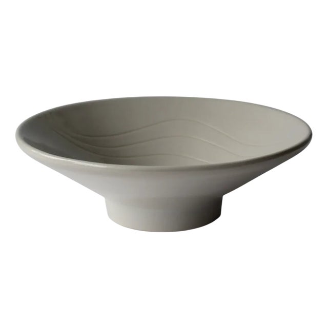 Mid-Century Modern Ceramic Decorative Bowl by Ingegärd Burmeister, 1960 For Sale