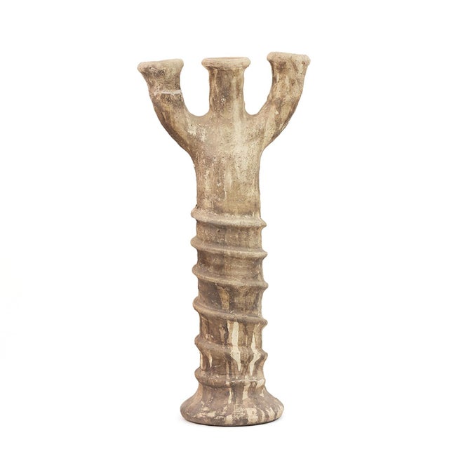 Sculpture Materials Unglazed Tamegroute Clay Sculpture by Azele Studio For Sale - Image 7 of 10