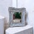 1980s French Country Wall Mirror Features a Heavily Distressed White Frame With Gold Trim For Sale - Image 5 of 15