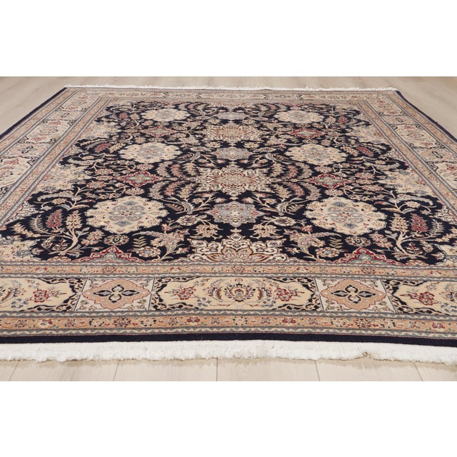 Vintage Chinese Nain Rug, 08'00 X 09'07 For Sale - Image 9 of 10