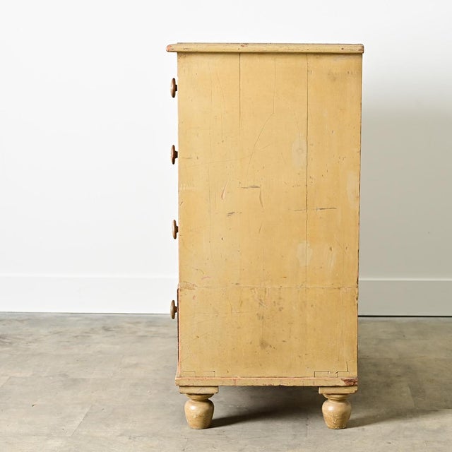 English 19th Century Painted Chest of Drawers For Sale In Baton Rouge - Image 6 of 11