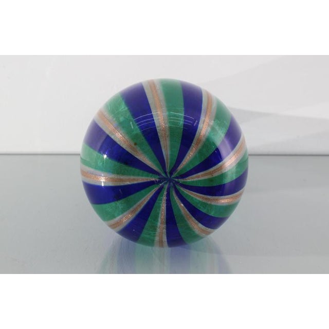 Mid-Century Blown Murano Glass Vase in the style of Venini, Italy, 1960s For Sale - Image 9 of 12