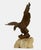 Anonymous, Soaring Eagle, mid-20th century. Patinated cast metal mounted on quartz block. 24cm (total height) x 29cm...