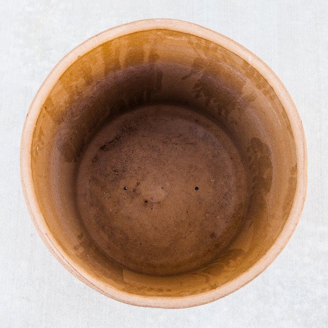 Extra Large Gainey Sgraffito "Nuts and Bolts" Ceramic Pot, California Mid Century Modern For Sale - Image 10 of 14