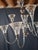 Magnificent vintage chandelier from the 1930s-1950s Art Deco style / transition to modernism, a striking addition to any...