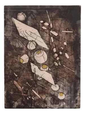 Roberto Matta, Come detta dentro vo significado, Aquatint, 1970s