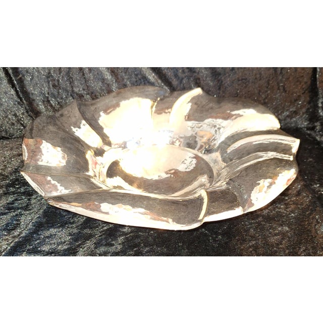 Vintage Art Deco Silver-Plated Bowl by Heyer, 1930s For Sale - Image 3 of 6