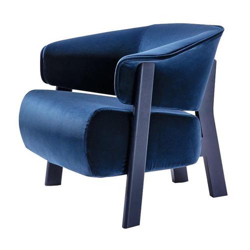 Back Wood, Foam and Fabric Wing Armchair by Patricia Urquiola for Cassina For Sale - Image 9 of 9