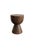 Sculptural Teak Wood Side Table, With Stunning Wood Textures, Modern Organic For Sale - Image 4 of 5