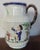Traditional Large 18th Century Wood Pearlware Jug Pitcher Smokers & Drinkers 1790 For Sale - Image 3 of 11