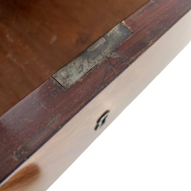 Single 18th Century Mahogany Chest For Sale - Image 4 of 12