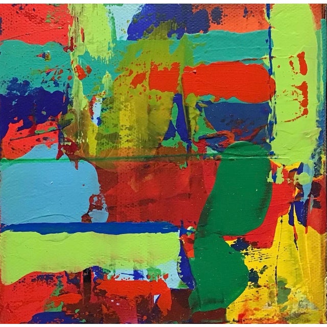 “AS061322” Contemporary Abstract Acrylic Study Painting on Stretched Canvas For Sale