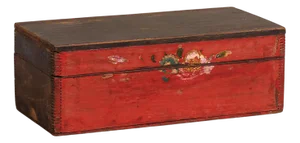 Antique Chinese Red Case, 1900s