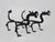Wrought Iron Dragon Andirons, 1940s, Set of 2 For Sale - Image 10 of 10