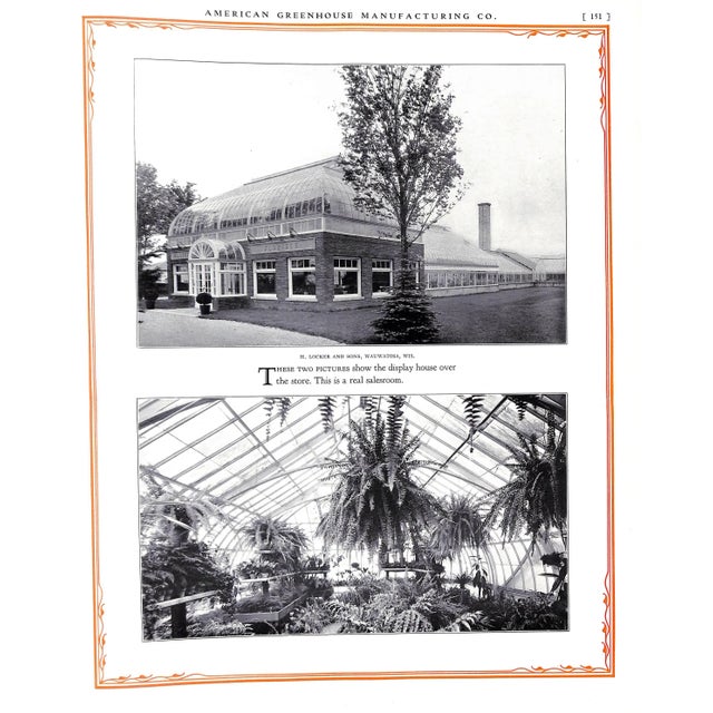 White "American Greenhouses" Book, 1928 For Sale - Image 8 of 12