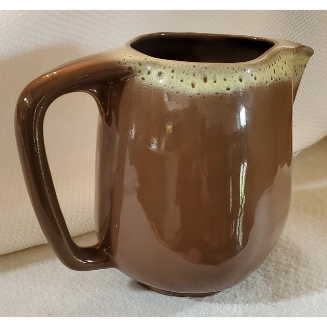Vintage 1950s Mid-Century Modern Tamac Art Pottery Frosty Fudge Large ...