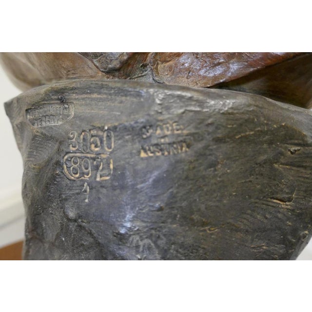 Large Plaster Figurine of the Seated Blacksmith, 1920s For Sale - Image 10 of 13