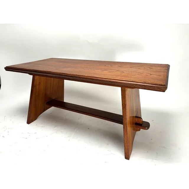 Paolo Buffa Mid-Century Modern Wooden Coffee Table by Paolo Buffa, 1950s For Sale - Image 4 of 9