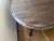 1980s Clover Leaf Pedestal Table in Dark Wood For Sale - Image 6 of 15