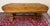 Antique French Country Dining Table Farmhouse Pedestal Trestle Honey Oak 1930s For Sale - Image 4 of 18