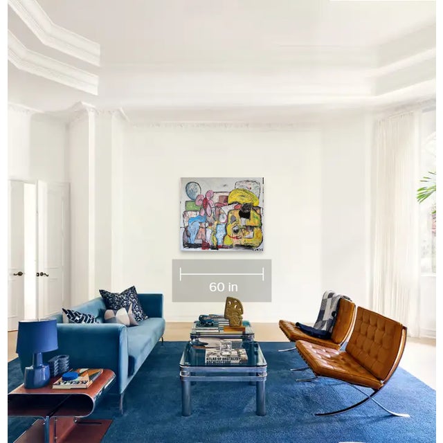 Scott Harper Mixed Media Painting titled “Chasing the Present II” 2022 For Sale In West Palm - Image 6 of 12