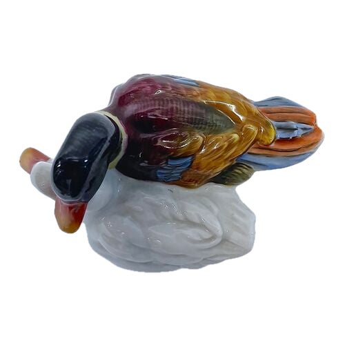 Herend Antique Herend Intertwined Duck Figurine For Sale - Image 4 of 6