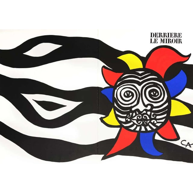 Alexander Calder Lithographic cover from Derrière le miroir c. 1966: Medium: Lithographic cover sheet Dimensions: 15 x 11...