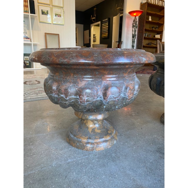 19th Century Marble Urns - a Pair For Sale In Dallas - Image 6 of 12