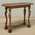 18th Century French Hand-Carved Side Table in Stripped Oak For Sale - Image 10 of 18