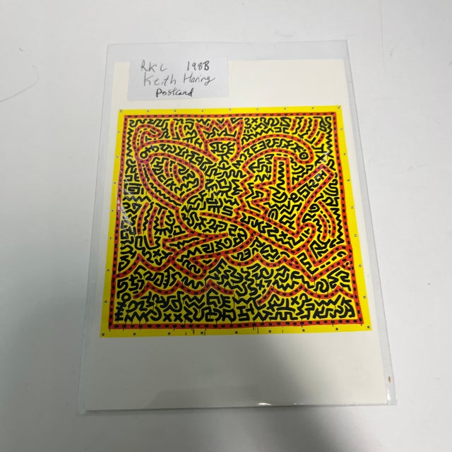 1980s 2000s Keith Haring Postcards Set of 4 For Sale - Image 12 of 15