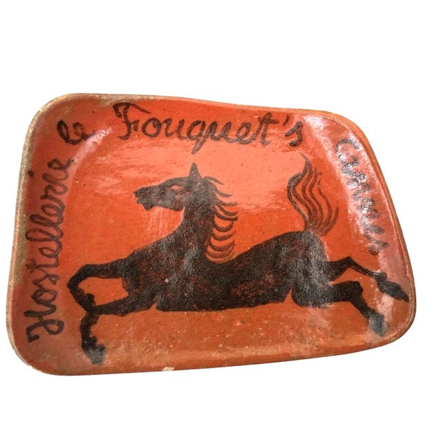 French 50's French Hotel Le Fouquet Cannes Vide Poche For Sale - Image 3 of 9