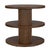 Kenneth Ludwig Chicago Top Tier Oval Walnut Side Table For Sale - Image 4 of 6