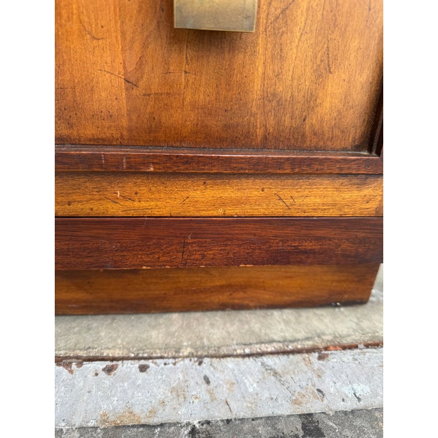 Brown Pair of Mid 20th Century Modern Night Stands For Sale - Image 8 of 12