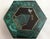 Black Hexagonal Malachite Box and Lid with Cloisonné Decoration For Sale - Image 8 of 10