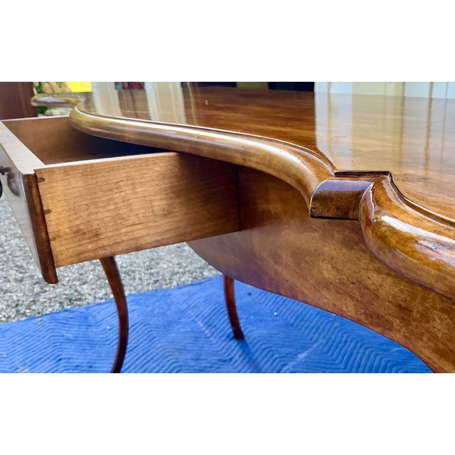 Brown 1990s Minton-Spidell Venetian Style Wood Console For Sale - Image 8 of 12