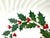 Vintage Mid Century Scio Holly Christmas Dinner Plates, Set of 12 For Sale In Little Rock - Image 6 of 11