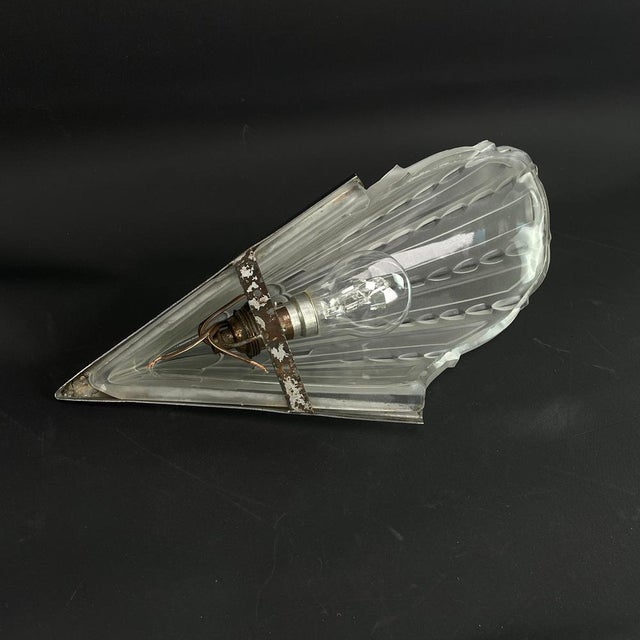 Vintage Art Deco Wall Lamp, 1930s For Sale - Image 6 of 7