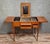 Brown Antique Louis XVI Wooden Dressing Table with Mirror For Sale - Image 8 of 11