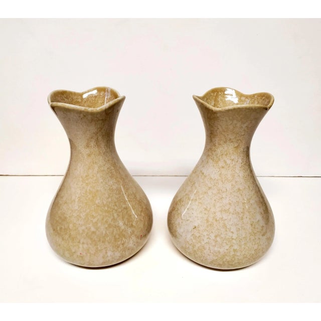 Ceramic Ceramic Vases by Campi Antonia for S.C.I. Laveno, 1950s, Set of 2 For Sale - Image 7 of 7